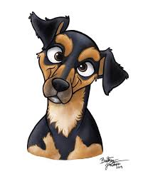 My Dog Has Always Been Obsessed With Any Toy That Squeaks You Can Usually Count On Two Hands How Man Cute Dog Cartoon Cartoon Dog Drawing Cute Animal Drawings