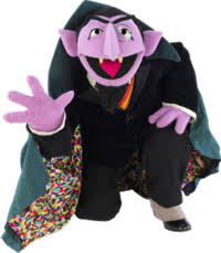 Help astronaut elmo count out the number of pizza slices. Count Von Count Wikipedia