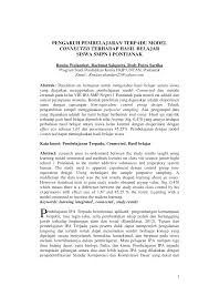 Makna kegiatan pendahuluan kegiatan pendahuluan merupakan bagian proses pembelajaran terpadu akan berhasil dengan baik apabila guru sejak awal dapat. Https Media Neliti Com Media Publications 211130 None Pdf