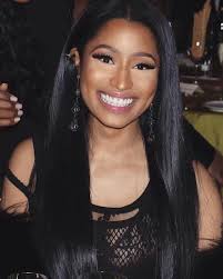 Nicki Minaj Looking Adorable While Smiling And Laughing Straight Hairstyles Virgin Brazilian Straight Hair Remy Human Hair