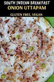 Onion Uttapam Easy South Indian Breakfast Recipe Recipe South Indian Breakfast Recipes Vegetarian Recipes Indian Food Recipes Vegetarian