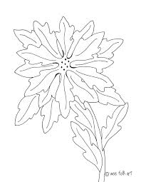 Most of boys and girls very much like to color coloring pages with animals, therefore we have collected a large number of different pictures with images of animals, which can be downloaded and printed easily. Poinsettia Coloring Page Wee Folk Art