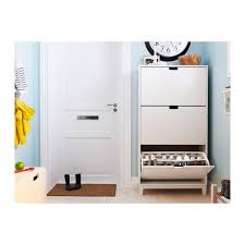 stall shoe cabinet with 3 compartments white 31 1 8x58 1 4 ikea in 2020 ikea shoe cabinet shoe cabinet ikea