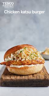 Chicken Katsu Burger Jamie Oliver Recipe Tesco Real Food Recipe Food Recipes Food Recipies