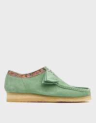 Clarks Stussy X Clarks Wallabee In Green Clarks Wallabees Clarks Wallabees Men Clarks