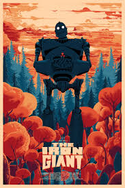 The Iron Giant Screen Print Kilian Eng Debut Art Movie Poster Art Poster Art Posters Art Prints