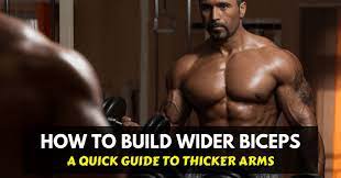 There are a few key exercises like the crossbody hammer. How To Build Wider Biceps A Quick Guide To Thicker Arms