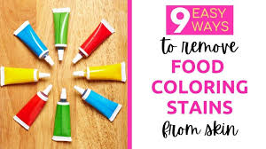 This will make it difficult to remove food coloring. How To Remove Food Coloring Stain From Skin