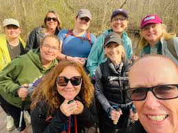 Summit loop trail at Medoc Mountain State Park