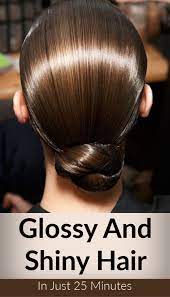 Glossy And Shiny Hair In Just 25 Minutes Shinyhair Haircare Smoothhair Silkyhair Healthyhair Haircare Shiny Hair Tips Glossy Hair Shiny Hair