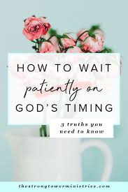 Our human nature can make waiting for god's perfect timing a difficult thing to do. Life Is Full Of Seasons Of Waiting God Uses These Times To Grow Us Strengthen Us And Deepen Our Faith But That D Gods Timing Christian Blogs Waiting On God