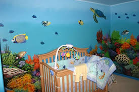 Aquarium Nursery Theme For Boy Or Girl Boy Nursery Themes Baby Room Themes Ocean Room Decor