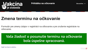 Možné rozmezí pro aplikaci 2. Takto Ne Funguje Zmena Terminu Na Ockovanie Cez Internet Touchit