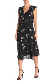 Socialite Printed Faux Wrap Style Midi Dress In 2020 Trending Dresses Dresses Midi Dress