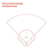 This guide gives you baseball field dimensions for each league and guides you on how to set up your field. Softball Field Dimensions Drawings Dimensions Com