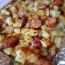Preheat oven to 400 degrees f. Oven Roasted Smoked Sausage And Potatoes Keeprecipes Your Universal Recipe Box