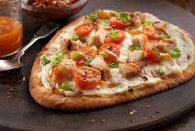 Stonefire Sweet Chili Chicken And Cheese Naan Pizza Recipe Naan Pizza Sweet Chili Chicken Sweet Chili