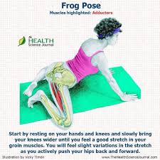 Frog Pose Equals One Way To Have Breakfast In Bed Frog Pose Yoga Yoga Poses For Beginners Poses