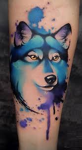 (if you dont rub temp tattoos against clothes, it will last even longer). Watercolor Wolf Tattoo C Tattoo Artist Ewa Sroka Watercolor Tattoo Watercolor Wolf Tattoo Watercolor Abstract Tattoo