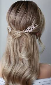 This Season Wedding Hair Guide 50 Styles Easy To Master 2020 Page 11 Of 54 Hotcrochet Com In 2020 Wedding Hair Down Half Up Wedding Hair Wedding Hairstyles Half Up Half Down