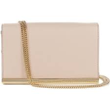 Diane Von Furstenberg Soiree Clutch Pink Handbags Handbag Straps Pink Leather Handbags