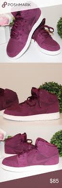 Nike Air Jordan 1 Mid Bordeaux Burgundy Size 8 Air Jordans Nike Air Jordan Dress Shoes Men