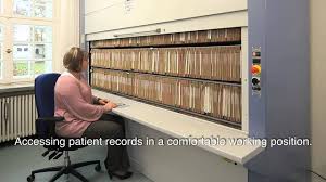 Kardex Lektriever Healthcare Medical Records File Storage