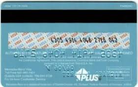 Welcome to the driver's seat. Bank Card Mercedes Benz Columbus Bank United States Of America Col Us Vi 0895
