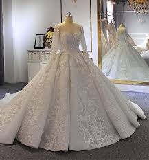 فساتين زفاف In 2020 Ball Gown Wedding Dress Ball Gowns Wedding Long Sleeve Wedding Dress Lace