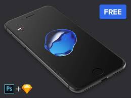 Iphone 7 Black Free Psd And Sketch Mockup