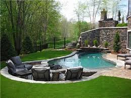 Pool And Sunken Fire Pit Beautiful Sunken Fire Pits Outdoor Dream Backyard