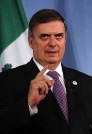 Foreign Minister Mexico Marcelo Luis Ebrard Editorial Stock Photo