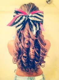 Top 50 Cute Girly Hairstyles With Bows Beautyfrizz Dance Hairstyles Bow Hairstyle Cheer Hair