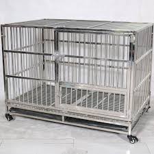Maybe you would like to learn more about one of these? Pet Dog Cage Large Dog Cage Stainless Steel Folding Dog Cage With Skylight Tray Strong Dog Cage Houses Kennels Pens Aliexpress