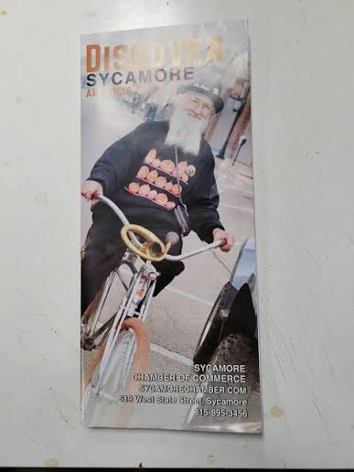 Mr. Bute featured on Sycamore Road map cover