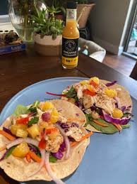 Transfer to a blender and blend until smooth. Homemade Fish Tacos Grilled Red Snapper Over A Slaw With Pineapple Salsa And Then Some Hot Sauce Food