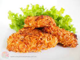 Crunchy Nut Cornflake Chicken Stay At Home Mum Cornflake Chicken Savoury Food Cornflakes