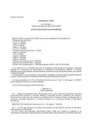 2/2001 privind regimul juridic al contraventiilor sunt neconstitutionale in masura in care prin sintagma nu se mai sanctioneaza prevazuta in text se intelege doar aplicarea. Guvernul Romaniei Ordonanta Nr 2 2001 Din 12 07 2001 Versiune