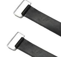 2 Pieces Non Slip Battery Straps Rubber Band Durable Fit for Motorcycle Car