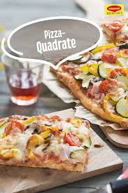 Pizza Quadrate Rezept Rezepte Lebensmittel Essen Kochen Fur Kinder
