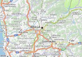 The city was also the european youth capital in 2012. Michelin Landkarte Braga Stadtplan Braga Viamichelin