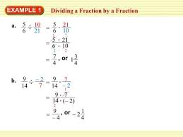 20 / 3 = 6.67. Example 1 Dividing A Fraction By A Fraction A 6 Ppt Download