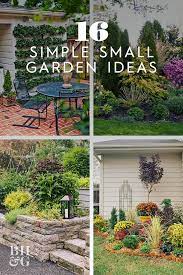 16 Simple Solutions For Small Space Landscapes Small Yard Landscaping Small Garden Plans Small Backyard Landscaping