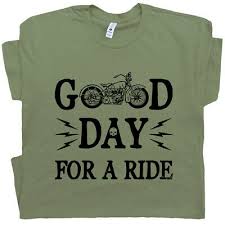 Motorcycle T Shirt Good Ride Vintage Harley Indian Sturgis Route 66 Graphic Tee Ebay