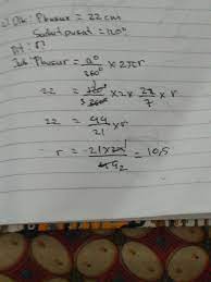 1 diketahui panjang busur suatu lingkaran adalah 22 cm jika sudut pusat yg menghadap busur brainly co id. Diketahui Panjang Busur Suatu Lingkaran 22 Cm Jika Sudut Pusat Yang Menghadap Busur Tersebut Brainly Co Id