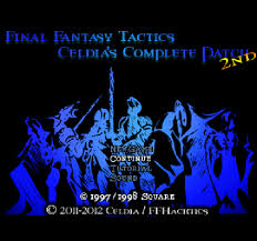 A Blind Lets Play Of Final Fantasy Tactics Celdias