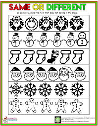 Winter Same And Different Worksheet Preschool Worksheets Number Worksheets Kindergarten Kindergarten Worksheets Printable