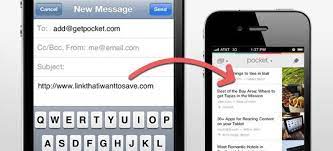 Pocket How To Save To Pocket Via Email Smartphone Hacks Pocket Tech Sites