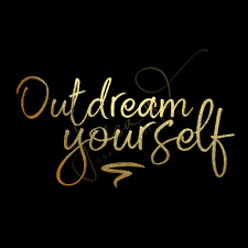 Foil Print Gold Foil Typography Inspiration Outdream Yourself Black Quotes Wallpaper Inspirational Quotes Wallpapers Giving Up Quotes I couldn't find much for the golden punk aesthetic, so i went with golden space instead haha, i hope you like it!