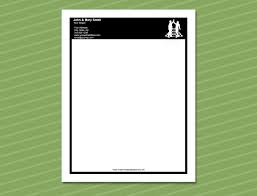 What is the letterhead format? 25 Best Free Black White Aesthetic Letterhead Stationery Templates 2020